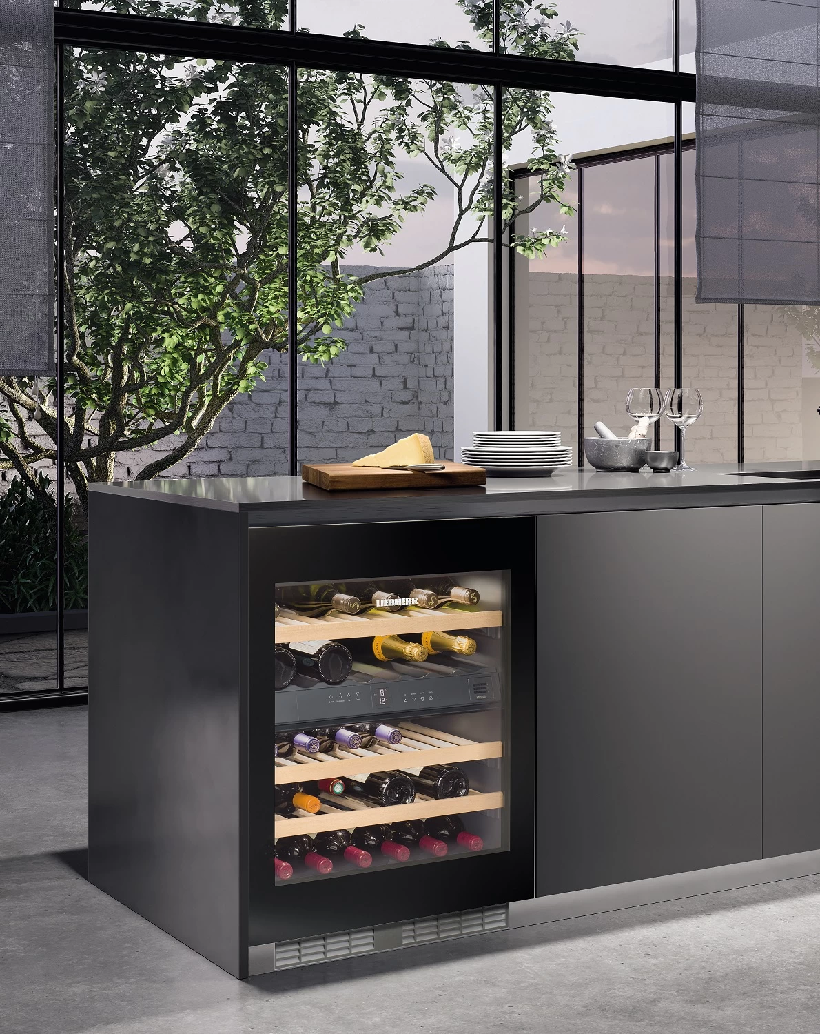Vitrina de vinuri incorporabil Liebherr UWT gb1682 / 34 sticle / 86.6 cm / G / Negru photo 7