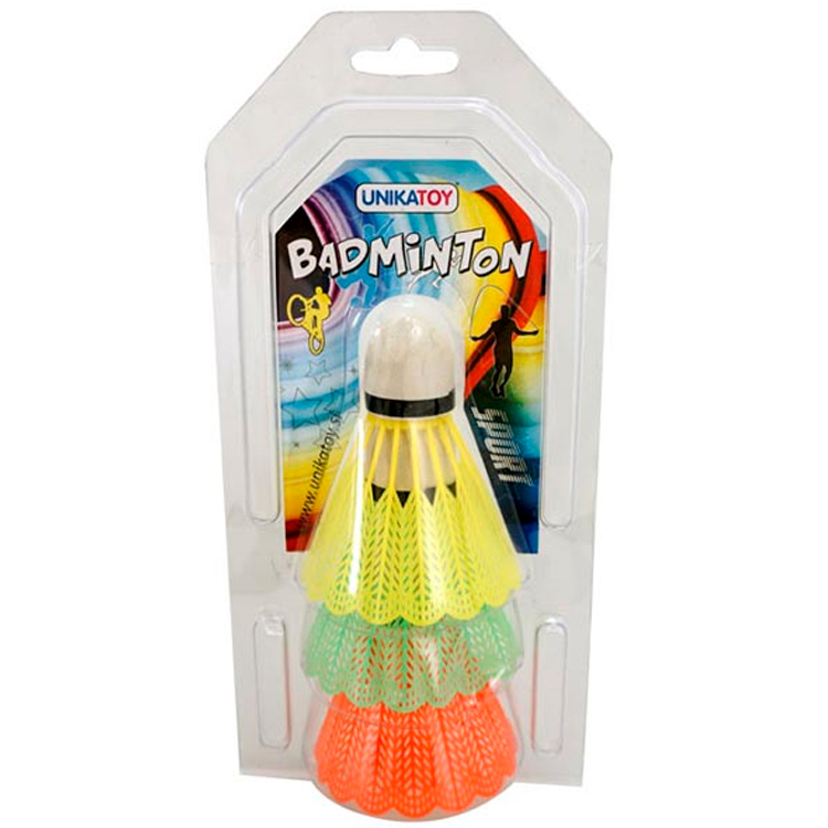 Набор воланов для бадминтона 3 шт GS Badminton set photo Набор воланов для бадминтона 3 шт GS Badminton set photo