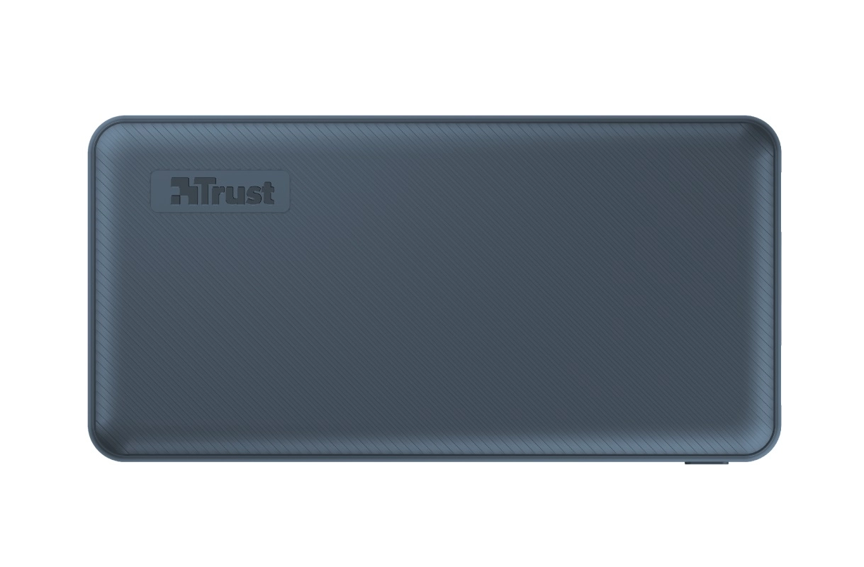 15000mAh Power bank - Trust Primo, Blue, Fast-charge with maximum speed via USB-C (15W) or USB-A (12W). Charging speed varies between devices photo 1