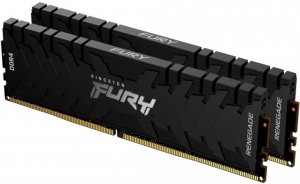 64GB (Kit of 2*32GB) DDR4-3000 Kingston FURY® Renegade DDR4, PC24000, CL16, 1.35V, BLACK Large heat spreader, Intel XMP Ready (Extreme Memory Profiles) thumbnav 1
