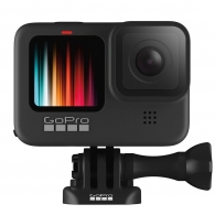Action Camera GoPro HERO 9 Black Bundle (mSD 32GB + Handler + Battery + Clip Mount), Photo-Video Resolutions:20MP/30FPS-5K30, 8xslow-motion, waterproof 10m, voice control, 3x microphones, hyper smooth 3.0, Live streaming, Time Lapse, HDR, GPS, Wi-Fi,Bluet thumbnav 1