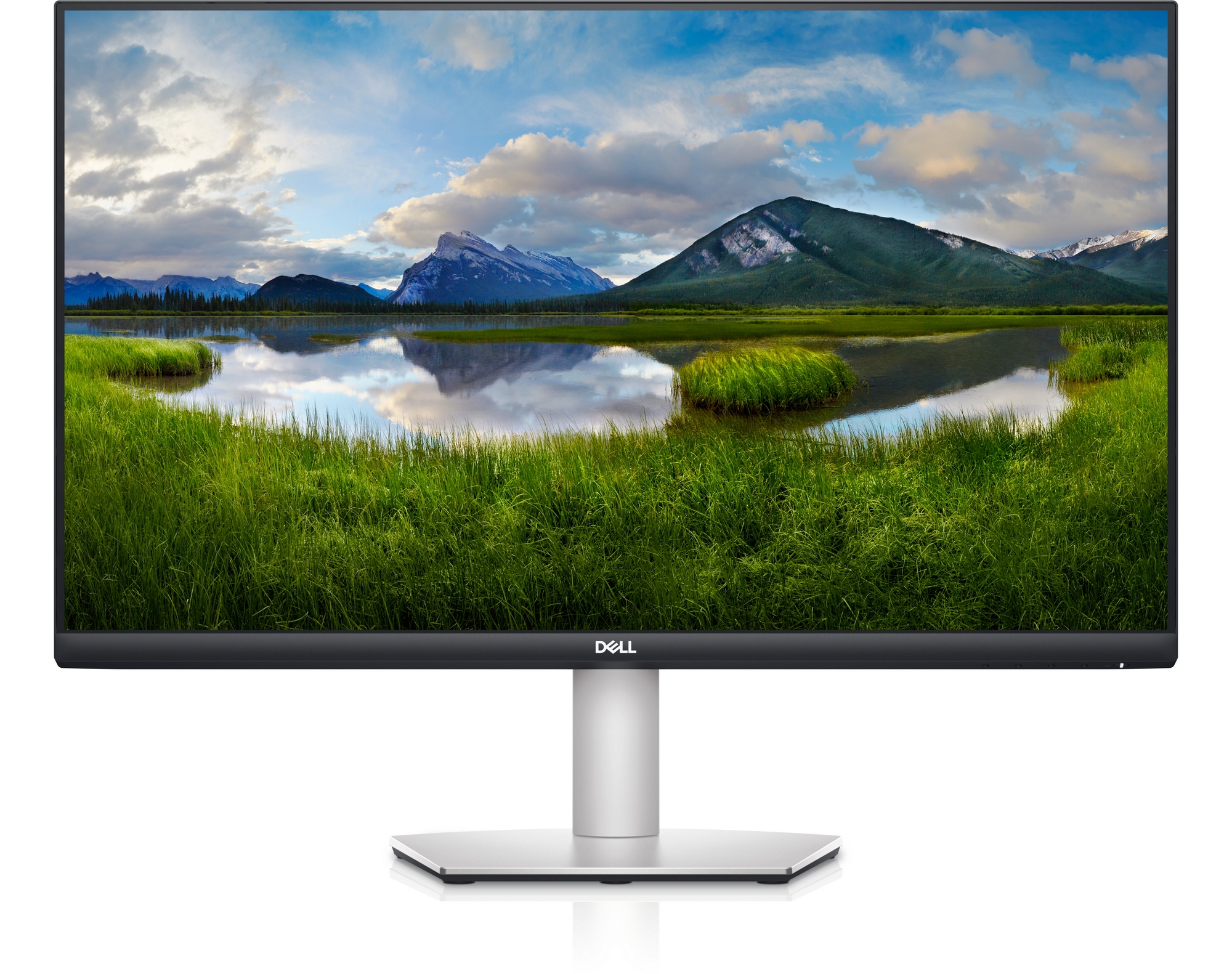 27.0" DELL IPS LED S2721QS 4K Borderless Black/Silver (4ms, 3000:1, 300cd, 3840x2160, 178°/178°, HDMIx2, DisplayPort, Speakers 2 x 5W, Pivot, Height Adjustment, Audio Line out, VESA ) photo 1