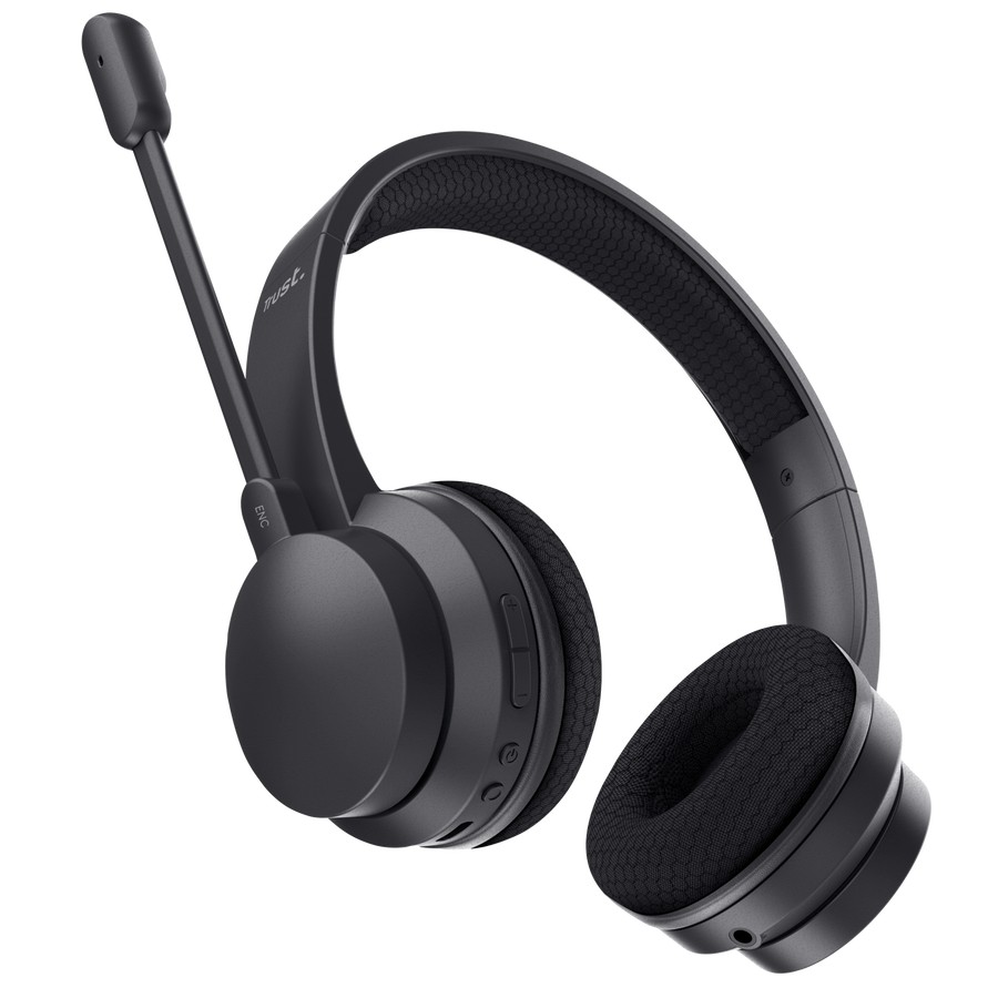 Беспроводная Наушники Trust AYDA / Bluetooth / Black photo 3