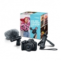 Безерккальная камера Canon EOS R50 18-45 Content Creator Kit (камера+объектив+микрофон+штатив+карта памяти) (5811C036) 