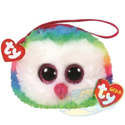 TY TY95201 Tg Owen - Multicolor Owl 10cm (Wristlet) photo 1