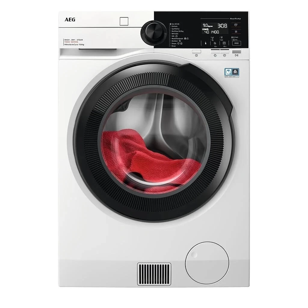Cтирально-сушильная машина AEG  LWR96944B 9 кг /1200 об/мин /B /Белый photo 1