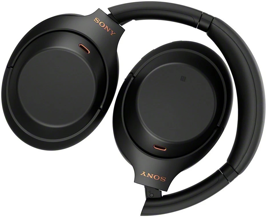 Наушники Sony WH 1000XM Black Беспроводные / Дом и Офис / Black photo 4
