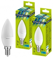 Светодиодная лампа Ergolux LED 12135 C35 7W E14 4500K thumbnav 1