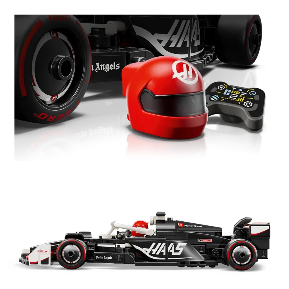 Constructor Lego Speed Champions MoneyGram Haas F1 Team VF-24 Race Car 77250 de la 10+ ani photo 3