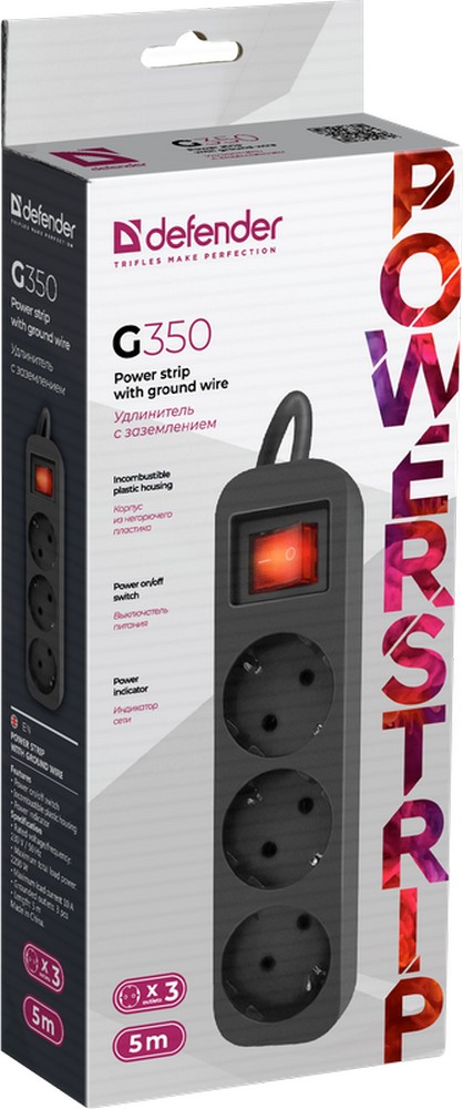 Сетевой фильтр Defender G350 photo 3