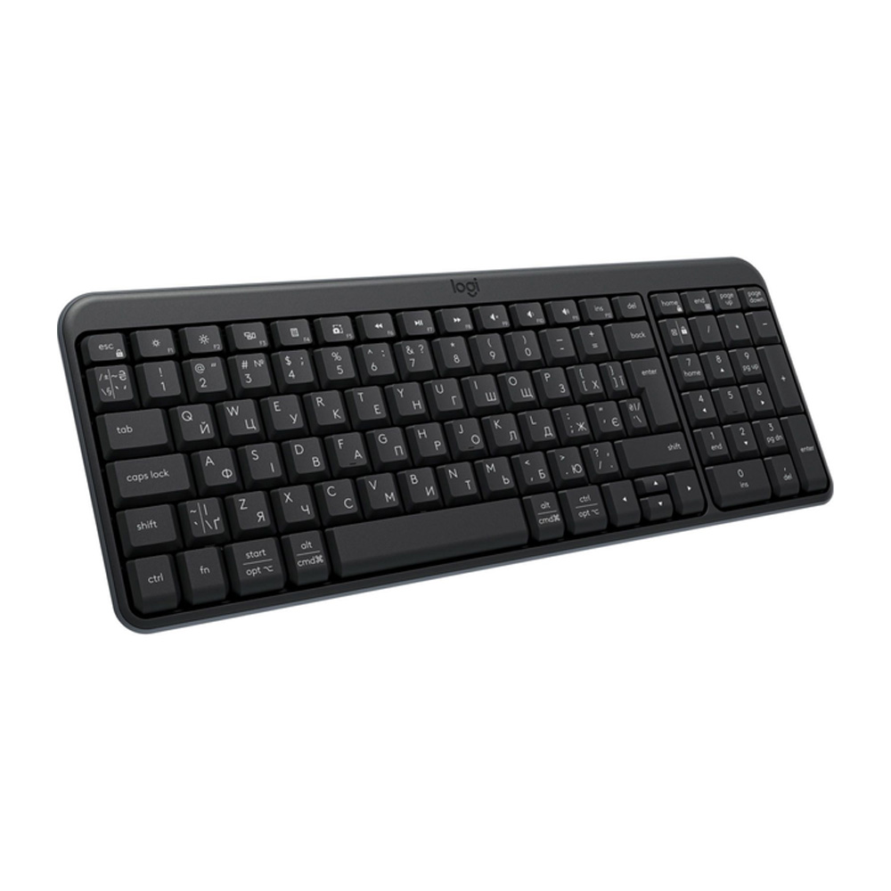 Клавиатура беспроводная Logitech K250 Graphite (920-013822) photo 2