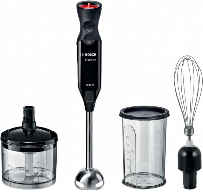 Blender Submersibil Bosch MS61B6150 Negru / 12 viteze / 600 ml photo 1 Blender Submersibil Bosch MS61B6150 Negru / 12 viteze / 600 ml photo 1