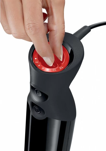 Blender Submersibil Bosch MS61B6150 Negru / 12 viteze / 600 ml photo 2