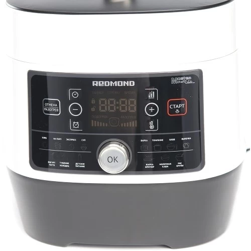 Multifierbator Redmond RMCP350 / / 900 / 14 programe / Negru cu alb photo 3