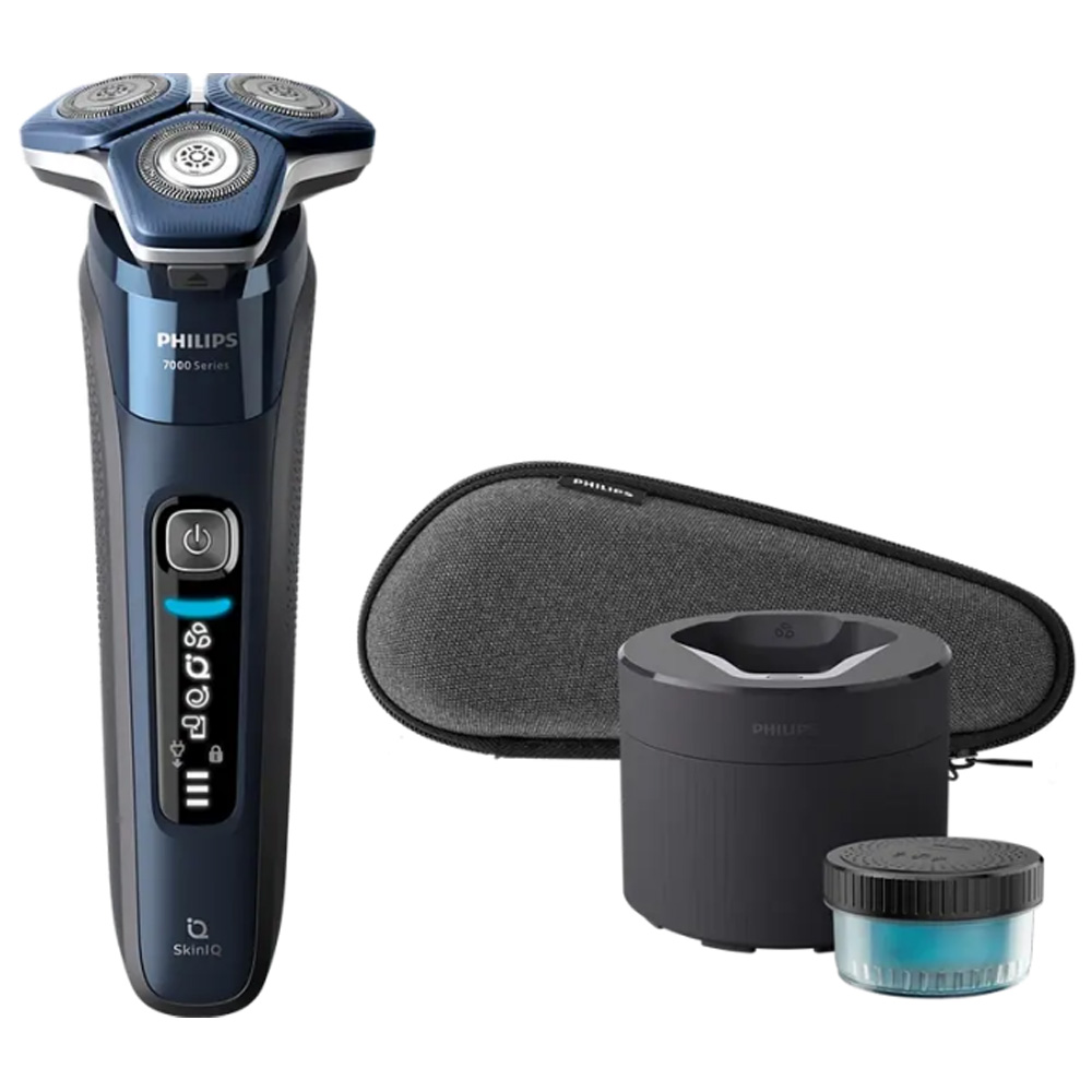 Aparat de ras Philips S7885/50 Negru cu аlbastru photo 2