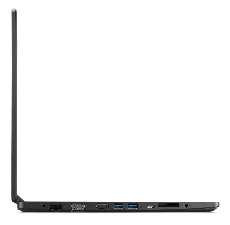 Acer Travel Mate TMP215-53 Black, 15.6" FHD IPS (Intel Core i3-1115G4, 8GB (1x8GB) DDR4, 256GB M.2 NVMe SSD + HDD Bracket, Intel Iris XE, CR, HDMI, VGA, LAN, TB4, WiFi6+BT5.1, 48Wh BT, HD Cam, FPR, Backlit KB, DOS, 1.8kg) photo 2