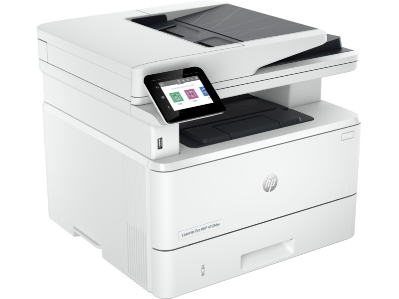 MFD HP LaserJet Pro 4103fdn / Duplex / DADF / Fax / Ethernet / A4 / White photo 2