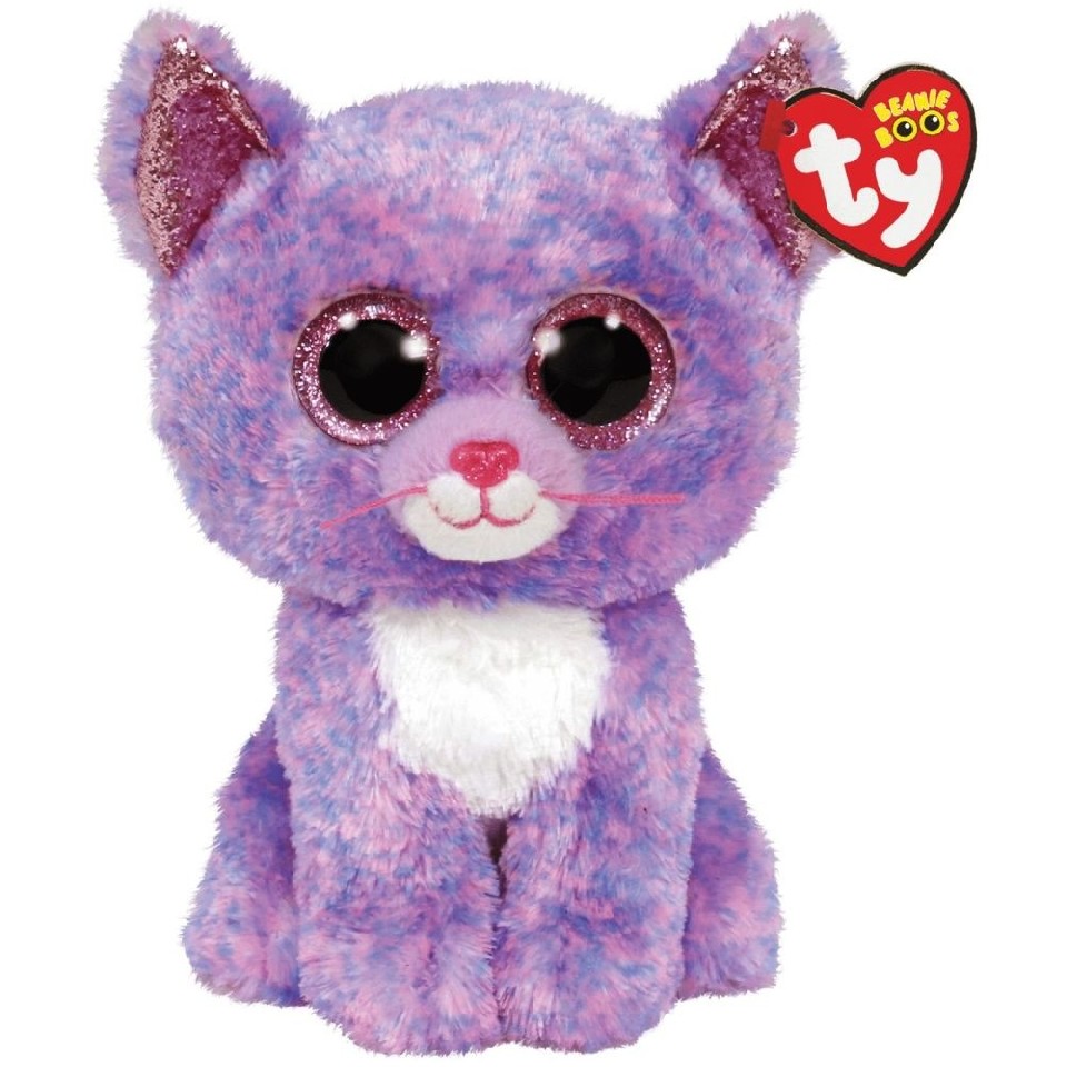 TY TY36248 BB CASSIDY - lavender cat 15 cm photo 1