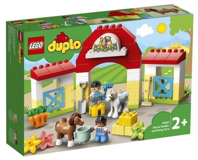 Constructor Lego Duplo Horse Stable and Pony Care 10951 de la 2+ ani photo 1