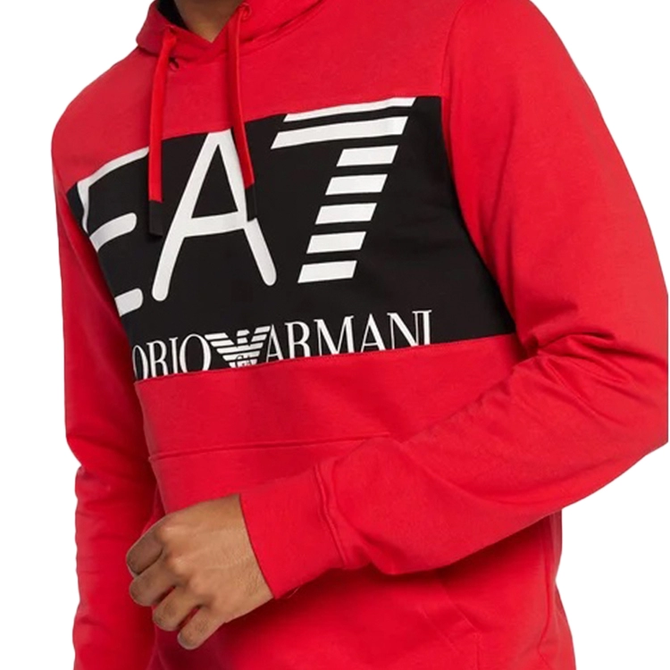 Hanorac pt bărbați EA7 EMPORIO ARMANI SWEATSHIRT M M Rosu photo 4
