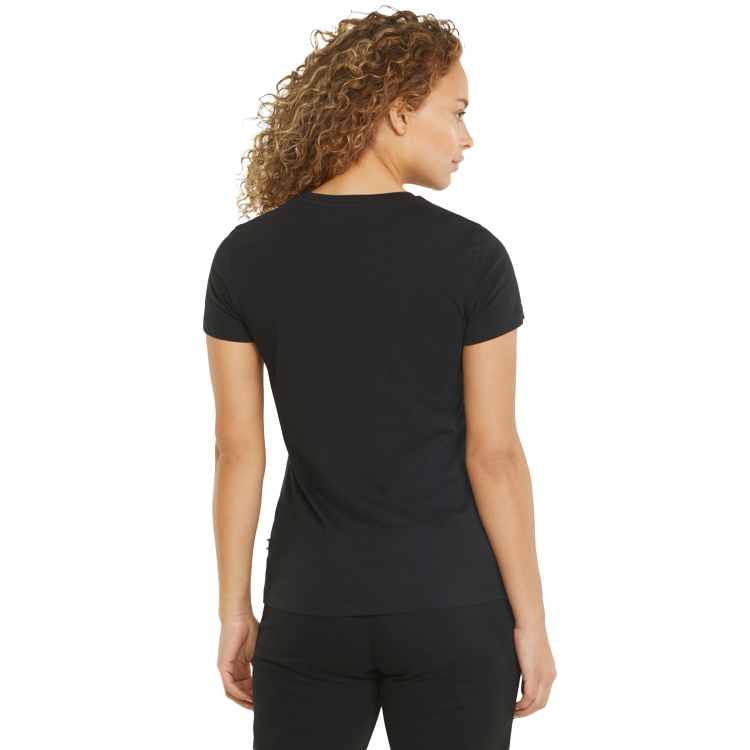 Tricou Puma ESS+ Metallic Logo Tee XXL Negru Femei photo 4