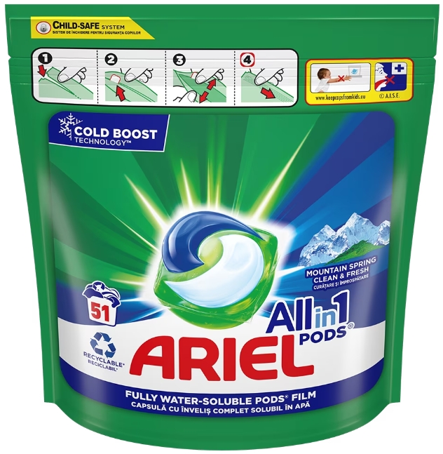 Capsule p/u spalare Ariel Arielpods51 Mount Spring photo 1