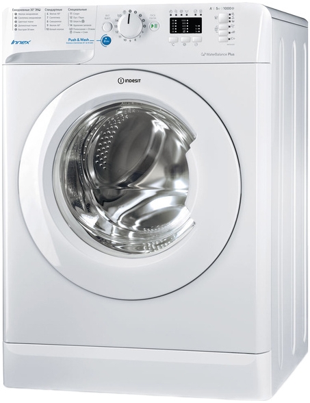 Стиральная машина Indesit BWSA51051 5 кг / 1000 об/мин / F (A+) / Белый photo 1 Стиральная машина Indesit BWSA51051 5 кг / 1000 об/мин / F (A+) / Белый photo 1