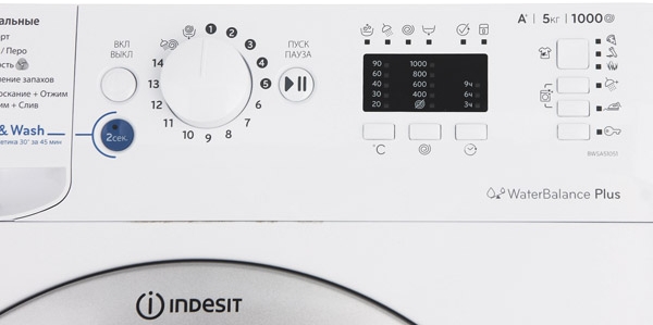 Стиральная машина Indesit BWSA51051 5 кг / 1000 об/мин / F (A+) / Белый photo 4
