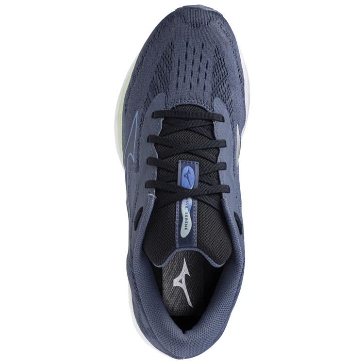 Кроссовки Mizuno WAVE SERENE / Мужской / 46.5 / Серый/Синий/Зеленый photo 4