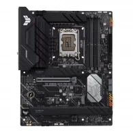 ASUS TUF GAMING H670-PRO WIFI D4, Socket 1700, 15Phases, Intel® H670 (14/13/12th Gen CPU), CPU iGPU, HDMI, DP, Dual 4xDDR4-5333, 2xPCIe x16 5.0, 4xSATA3, RAID, 4xM.2 4.0, 2xPCIe x1, Realtek HDA 7.1, 2.5GbE LAN, WiFi6/BT5.2, 1xUSB-C 3.2Gen2x2, 2xUSB 3.2Gen 