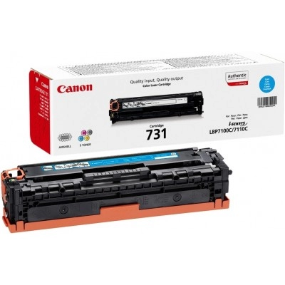 Laser Cartridge Canon 731 C (6271B002), cyan (1500 pages) for LBP7100C/ 7110C, MF-8230/8280 &amp; HP LaserJet Pro 200 Color photo 1