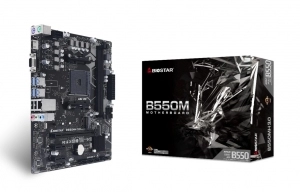 Placa de baza BIOSTAR B550MH 3.0 / AM4 / B550 / DDR4 / mATX 