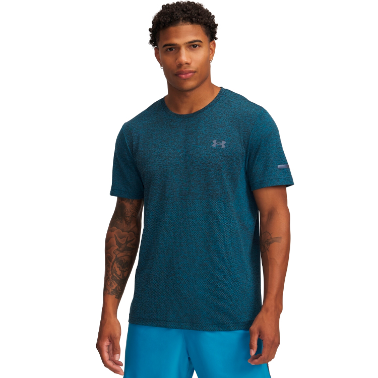 Tricou bărbătesc Under Armour UA SEAMLESS STRIDE SS L Albastru photo 3