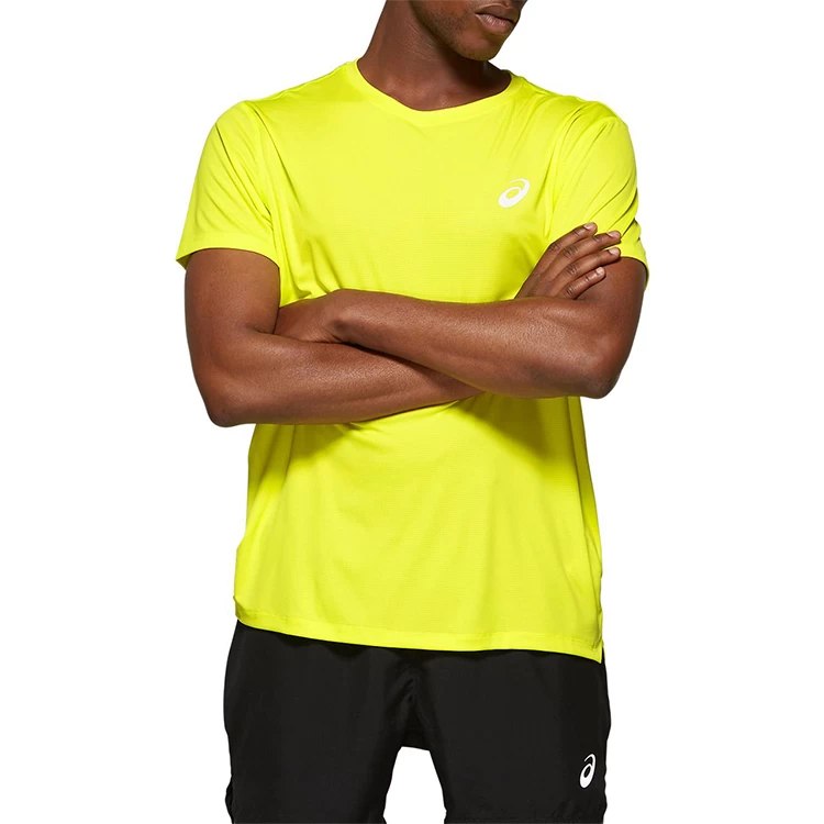 Tricou bărbătesc Asics SILVER SS TOP L Galben photo 4