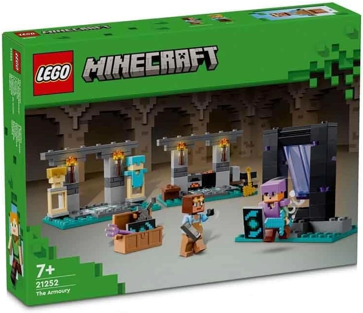 Constructor Lego Minecraft The Armory 21252 de la 7+ ani photo 1