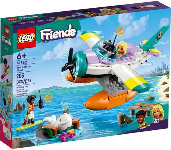 Constructor Lego Friends Sea Rescue Plane 41752 de la 6+ ani photo 1