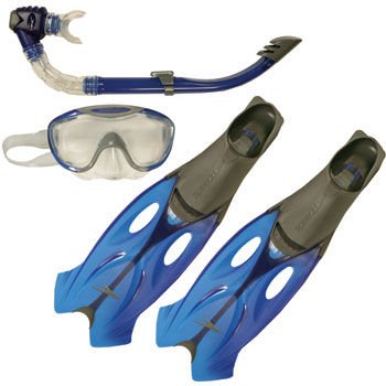 Set pentru inot Speedo GLIDE MASK SNORKEL FIN SET AU GREY/BLUE photo Set pentru inot Speedo GLIDE MASK SNORKEL FIN SET AU GREY/BLUE photo