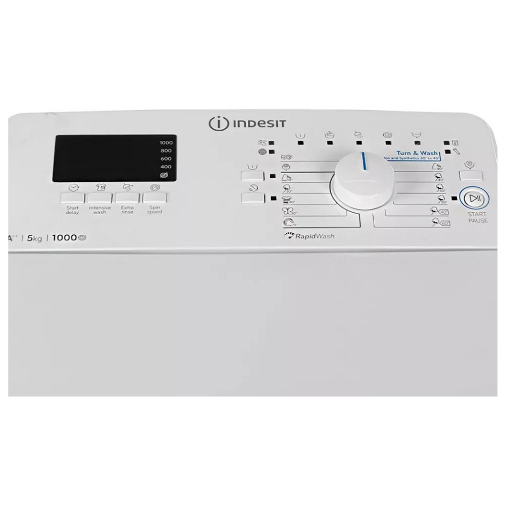 Стиральная машина Indesit BTW D51052 (EU) 5 кг / 1000 об/мин / D / Белый photo 4
