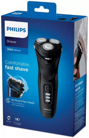 Aparat de ras Philips S323352 Negru photo 3