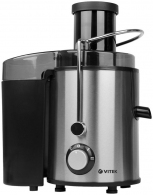 Соковыжималка центробежная Vitek VT-3652, 0.6 л, 900 Вт, 2 скоростей, Серебристый thumbnav 1