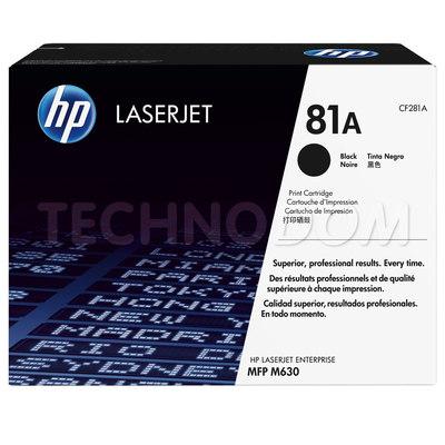 HP 81A (CF281A) Black LaserJet Toner Cartridge for HP LaserJet Enterprise M605dn, M605n, M605x, M606dn, M606x, M630dn, M630f, M630h, Flow M630z 10500 p. photo 1