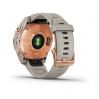 Garmin Fenix 7S Solar Rose Gold with Light Sand Band thumbnav 2