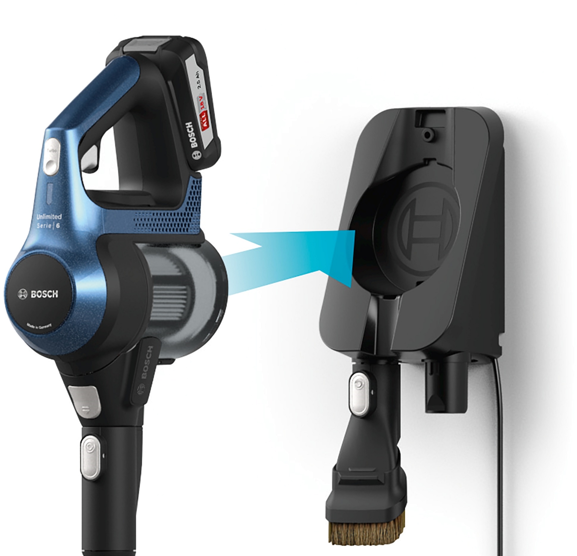 Вертикальный пылесос Bosch tehno-trendsrl627752 / 18Вт / Синий photo 5