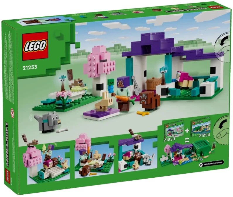 Constructor Lego Minecraft The Animal Sanctuary 21253 de la 7+ ani photo 1
