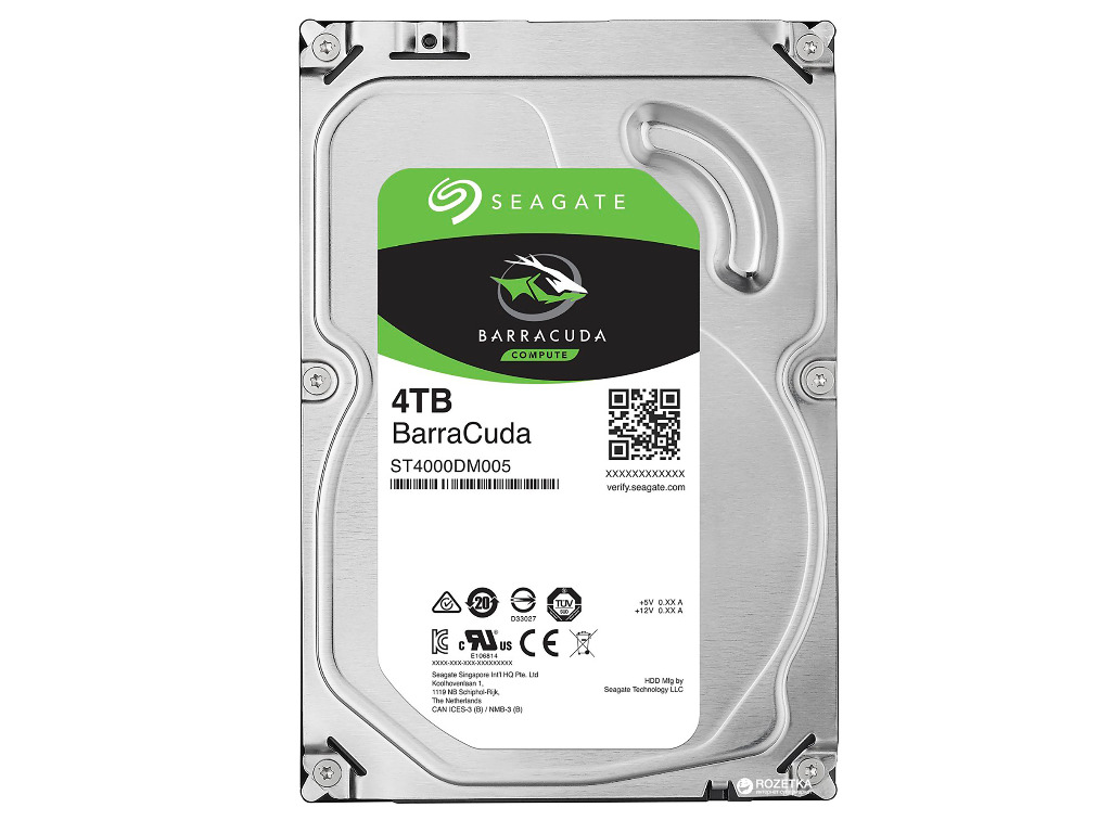3.5" HDD 4.0TB Seagate ST4000DM005 BarraCuda™ Compute, 7200rpm, 256MB, SATAIII photo 1