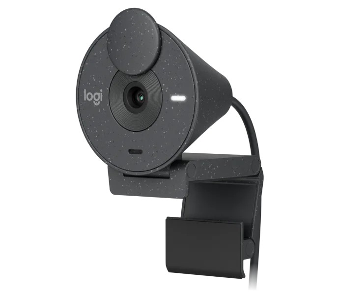 Веб-камера Logitech Brio 300 / 1080p / auto light correction / noise-reducing mic / USB-C / Graphite photo 1