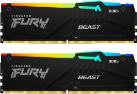 Memorie operativa Kingston FURY Beast RGB EXPO DDR5 6000MHz 16GB (Kit of 2*8GB) thumbnav 1