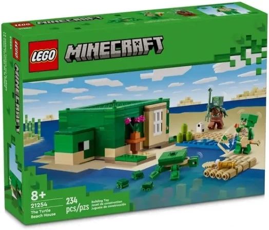 Constructor Lego Minecraft The Turtle Beach House 21254 de la 8+ ani photo 1