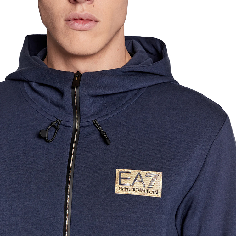 Hanorac pt bărbați EA7 EMPORIO ARMANI SWEATSHIRT S Albastru photo 3