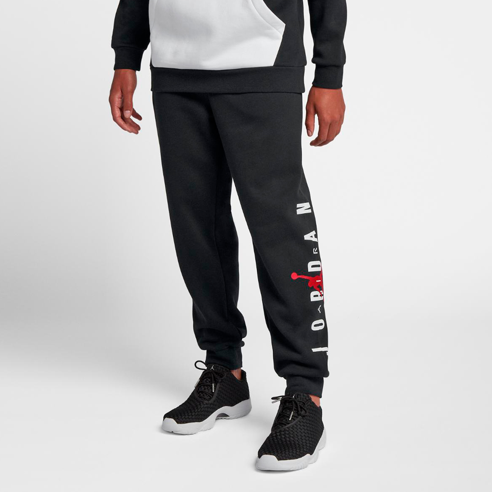 Брюки Nike JUMPMAN AIR GFX FLEECE PANT L Черный Мужской photo 3